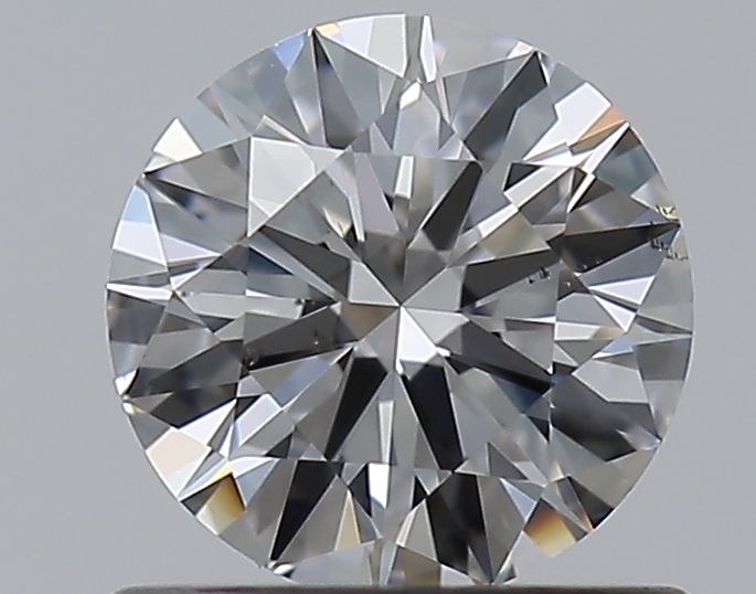 0.66 CaratF-SI1 EX Cut Round Diamond