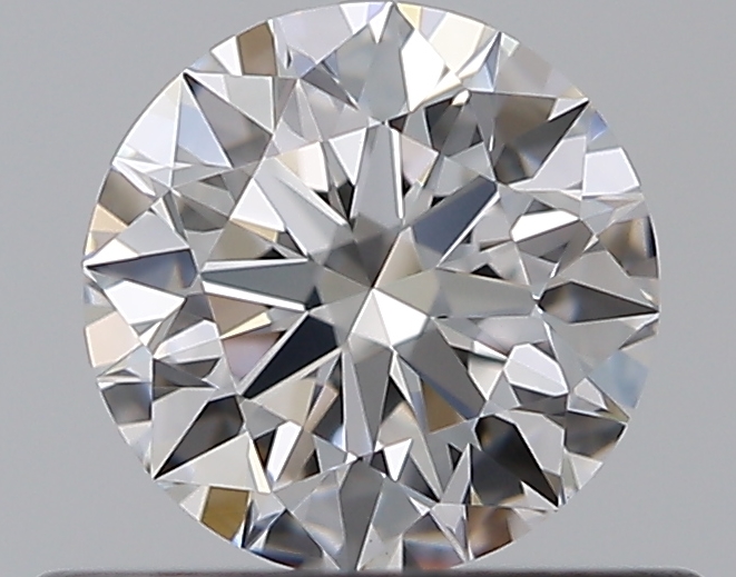 0.5 CaratD-VVS2 EX Cut Round Diamond