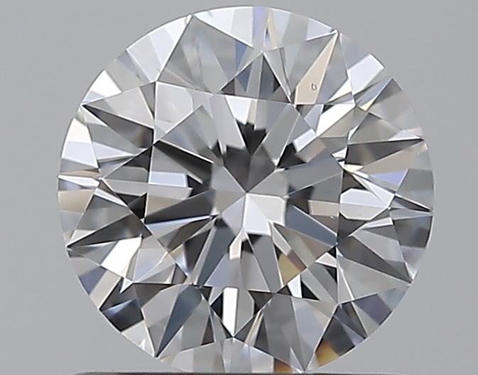 0.9 CaratD-VS2 EX Cut Round Diamond