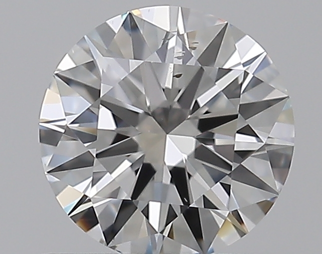 0.67 CaratF-SI1 EX Cut Round Diamond