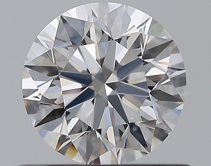 0.66 CaratD-VVS1 EX Cut Round Diamond