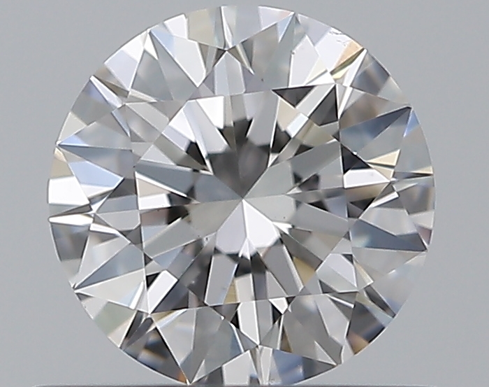 0.59 CaratD-VS2 EX Cut Round Diamond