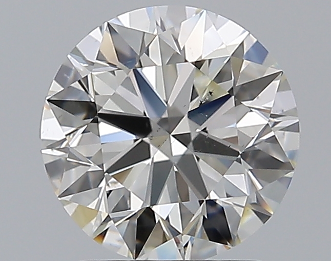 1.7 CaratJ-SI1 EX Cut Round Diamond