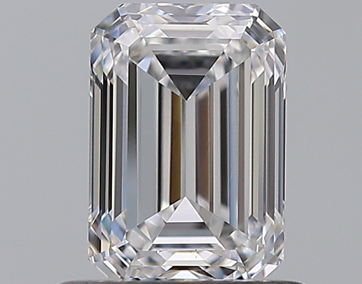 0.8 CaratD-VS1 - Cut Emerald Diamond