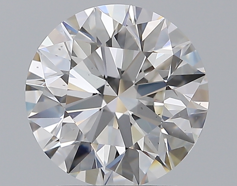 2.01 CaratF-VS2 EX Cut Round Diamond