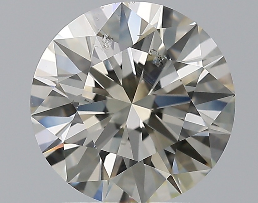 2.01 CaratL-SI2 EX Cut Round Diamond