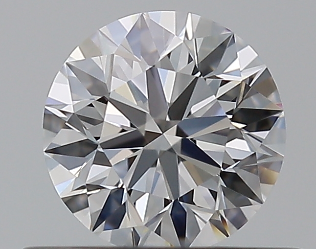 0.5 CaratD-VVS2 EX Cut Round Diamond