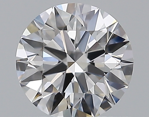 0.5 CaratD-VS2 EX Cut Round Diamond