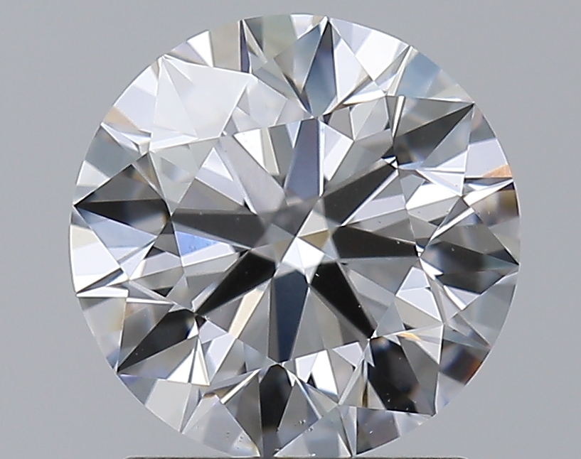 1.61 CaratD-VS2 EX Cut Round Diamond