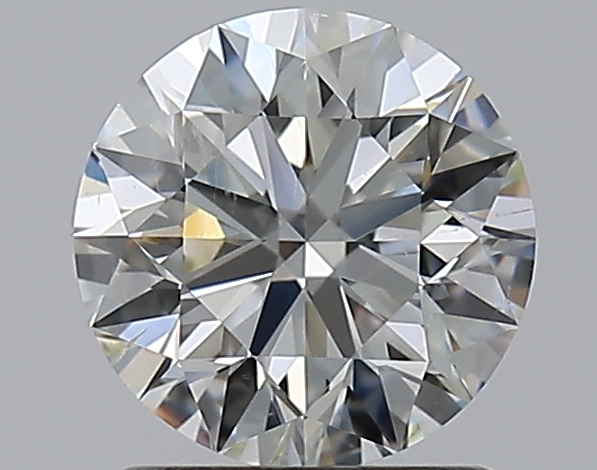 1.3 CaratJ-SI2 EX Cut Round Diamond