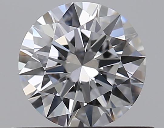 0.5 CaratD-VS1 EX Cut Round Diamond