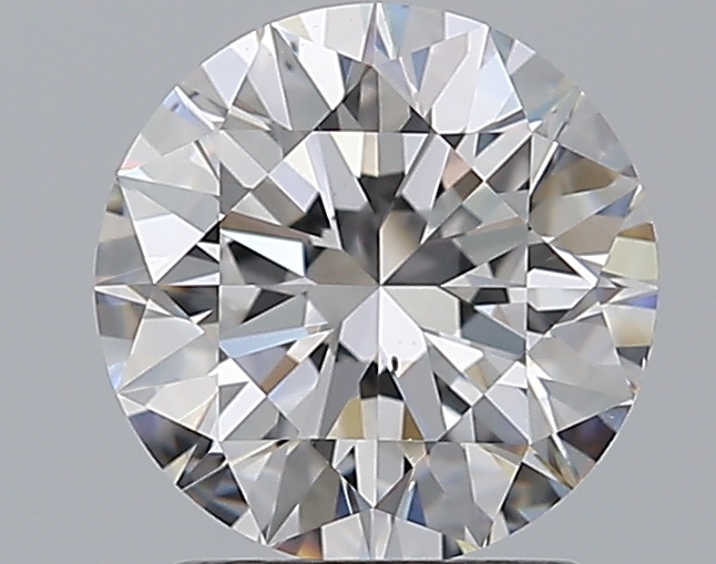 1.7 CaratD-VS2 EX Cut Round Diamond
