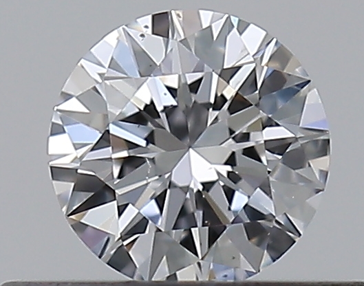0.3 CaratD-SI1 EX Cut Round Diamond