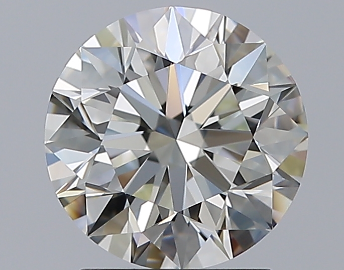 2.01 CaratJ-VVS1 EX Cut Round Diamond