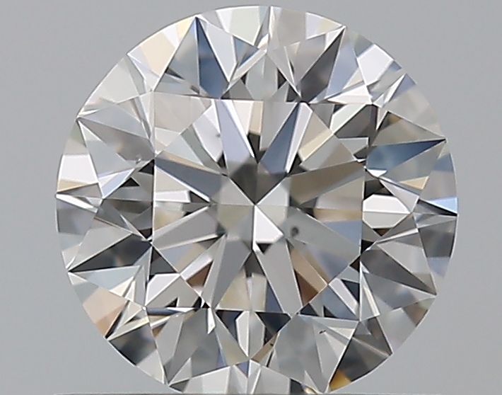 0.72 CaratF-VS2 EX Cut Round Diamond