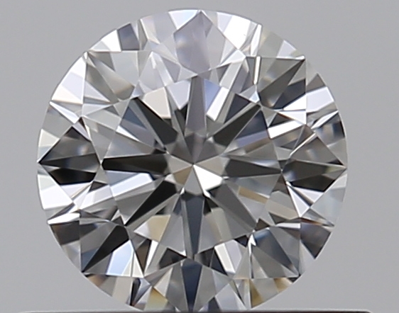 0.5 CaratD-VVS2 EX Cut Round Diamond