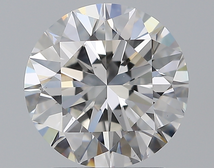 2.2 CaratF-VS2 EX Cut Round Diamond