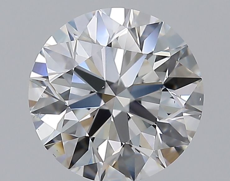 2.01 CaratG-VS2 EX Cut Round Diamond