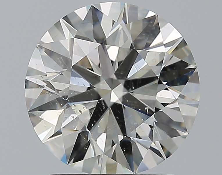 2 CaratK-SI2 EX Cut Round Diamond