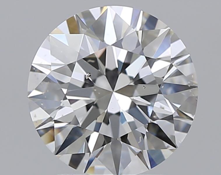 2 CaratH-SI1 EX Cut Round Diamond