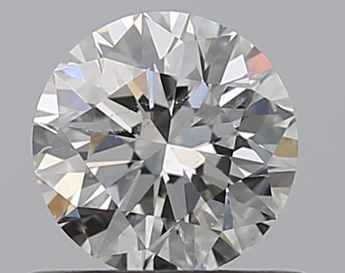 0.51 CaratF-SI2 EX Cut Round Diamond