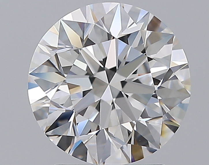 2.51 CaratD-VVS2 EX Cut Round Diamond
