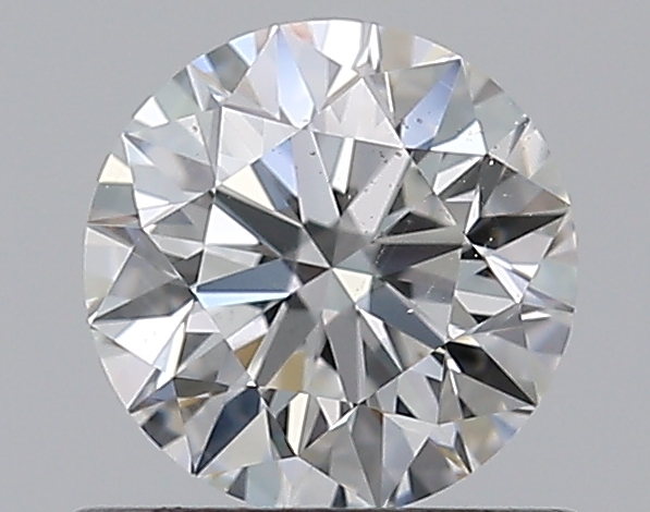 0.61 CaratF-SI2 EX Cut Round Diamond
