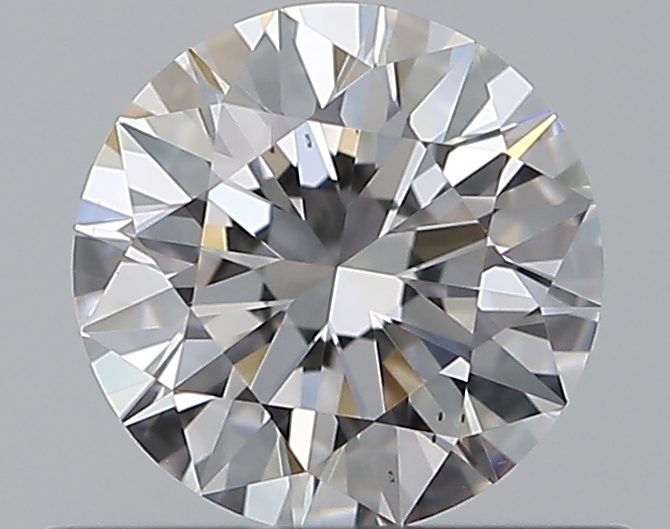 0.52 CaratE-VS2 EX Cut Round Diamond