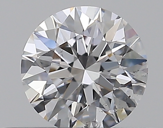0.32 CaratD-SI1 EX Cut Round Diamond