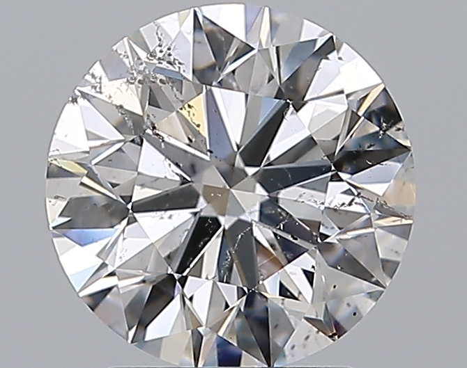 2.01 CaratD-SI2 EX Cut Round Diamond