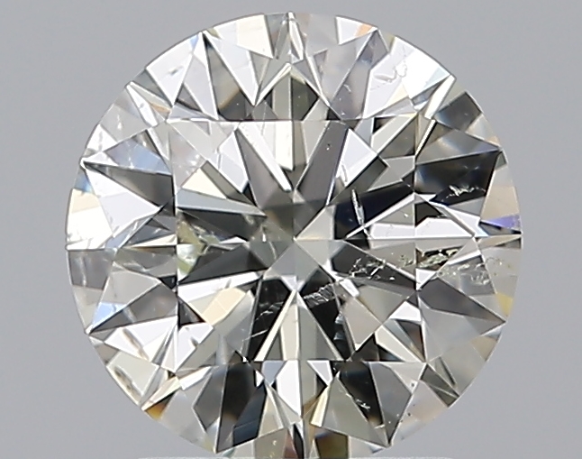 1.7 CaratL-SI2 EX Cut Round Diamond