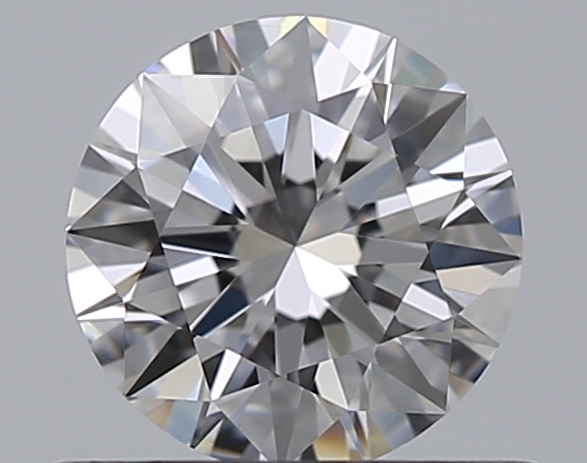 0.5 CaratD-VS2 EX Cut Round Diamond