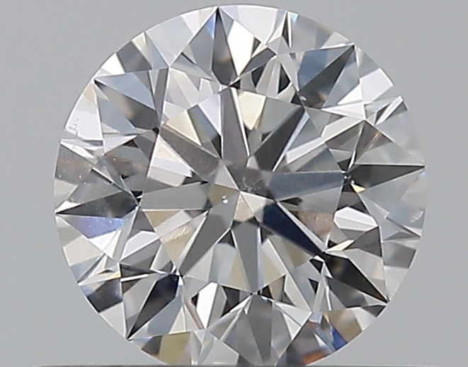 0.55 CaratD-SI1 EX Cut Round Diamond