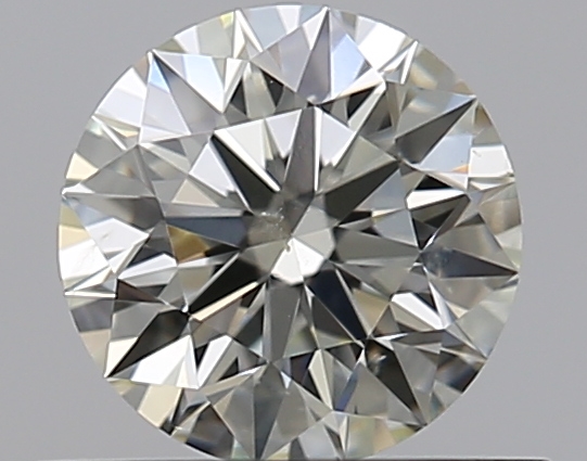 0.53 CaratL-SI2 EX Cut Round Diamond