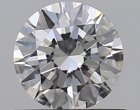 0.62 CaratD-SI1 EX Cut Round Diamond