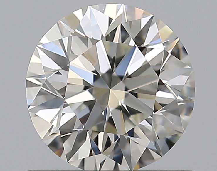 0.75 CaratJ-VVS2 EX Cut Round Diamond