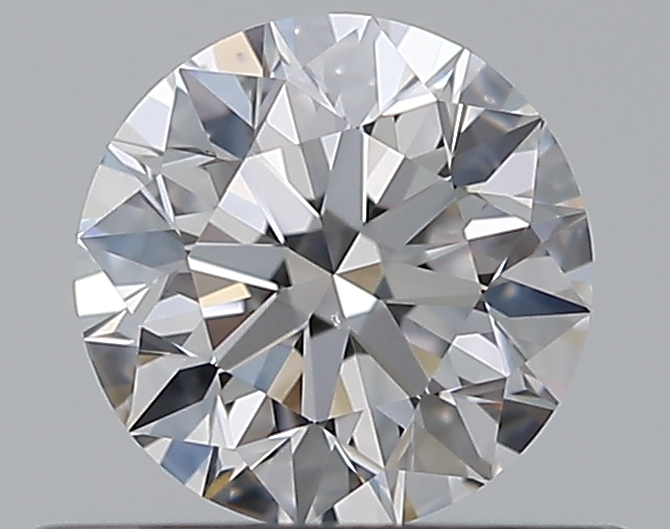 0.5 CaratD-SI1 EX Cut Round Diamond