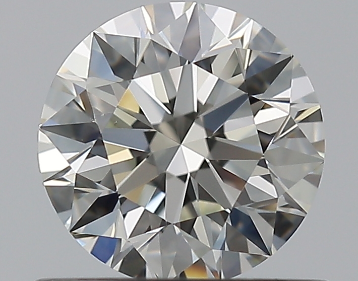 0.7 CaratJ-VS2 EX Cut Round Diamond