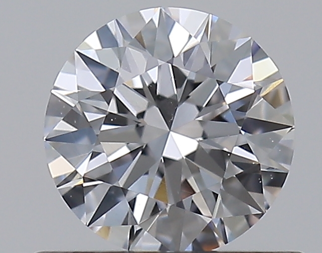 0.58 CaratD-SI1 EX Cut Round Diamond