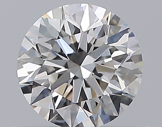 0.58 CaratF-VS2 EX Cut Round Diamond