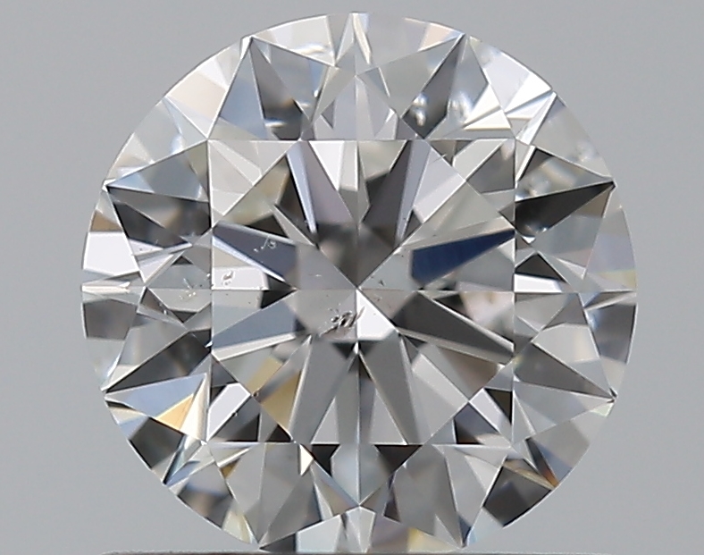 0.9 CaratF-SI2 EX Cut Round Diamond
