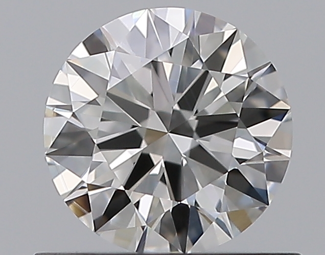 0.58 CaratG-VVS1 EX Cut Round Diamond