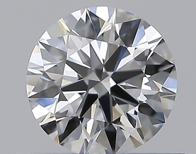 0.5 CaratF-VVS2 EX Cut Round Diamond