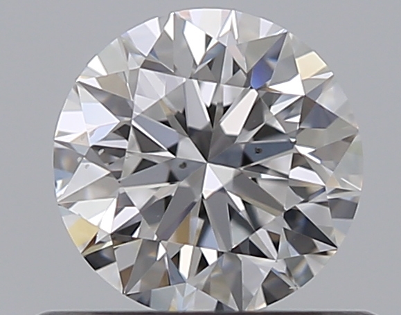 0.5 CaratD-SI1 EX Cut Round Diamond