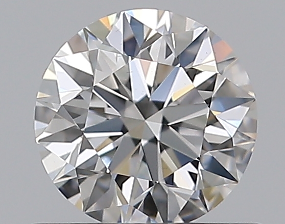 0.53 CaratE-VS2 EX Cut Round Diamond