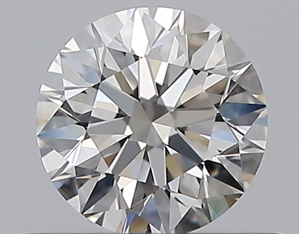 0.5 CaratG-VVS2 EX Cut Round Diamond