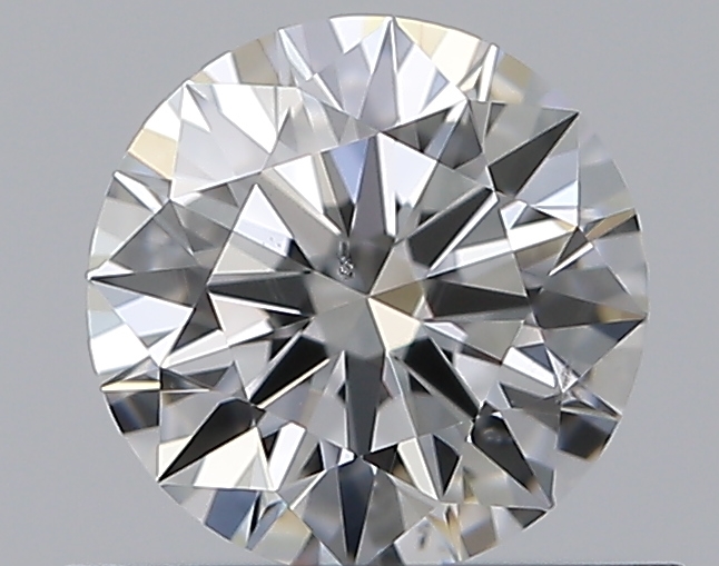 0.53 CaratG-SI1 EX Cut Round Diamond