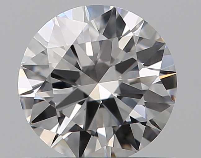0.5 CaratE-VVS2 EX Cut Round Diamond