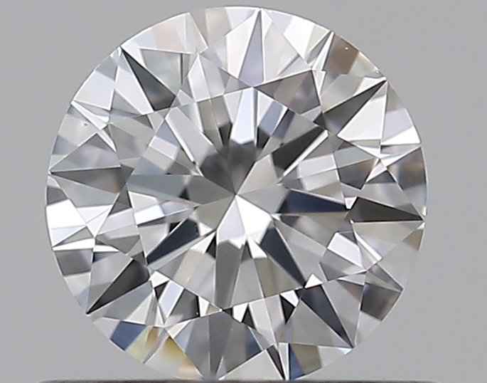 0.5 CaratE-VS2 EX Cut Round Diamond