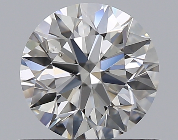 0.57 CaratI-SI1 EX Cut Round Diamond
